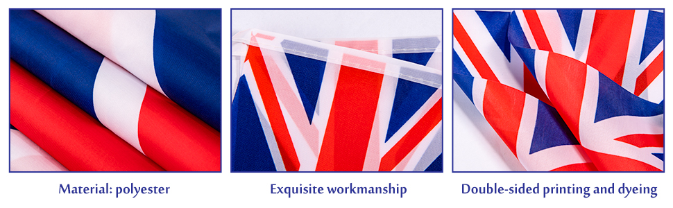 32.8Ft Union Jack Flag Bunting