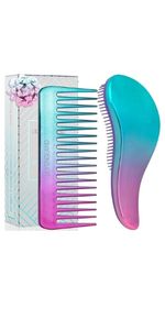 Detangler Brush and Comb Set