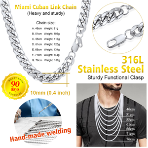 mens stainless steel chain