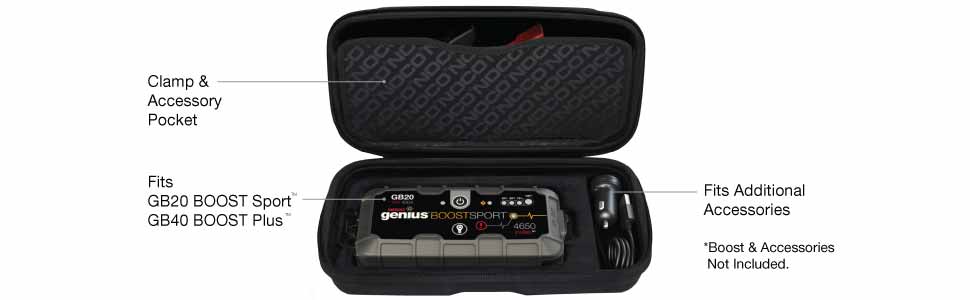 Protective case, lightweight, durable, rugged, NOCO, NOCO Genius, GB20, GB30, GB40, jump starter