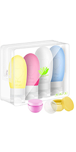 silicone travel bottles