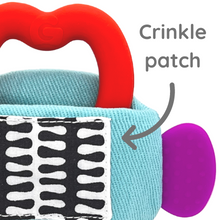 close up of crinkle patch