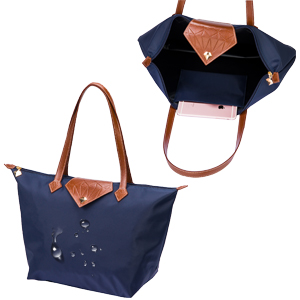 Waterproof nylon fabric women tote bag