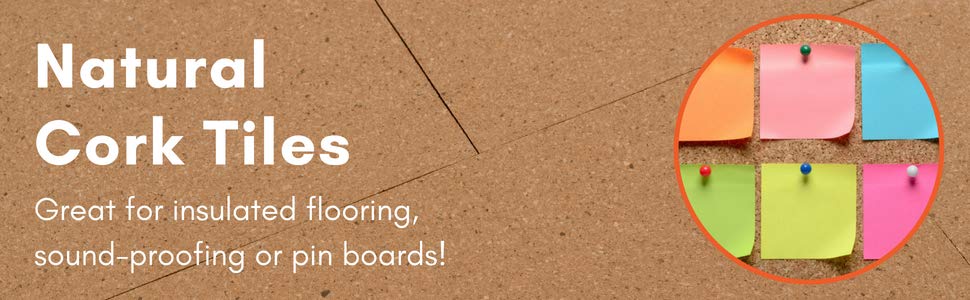 Cork,Tiles,Natural,Sustainable,Sound,Proofing,Pin,Board,Insulate,Flooring,Wall,Adhesive