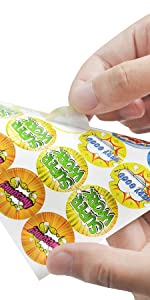 reward stickers,teacher stickers, reward stickers for children, well done stickers