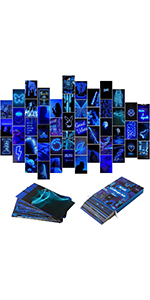 Collage Card-Blue neon-50p