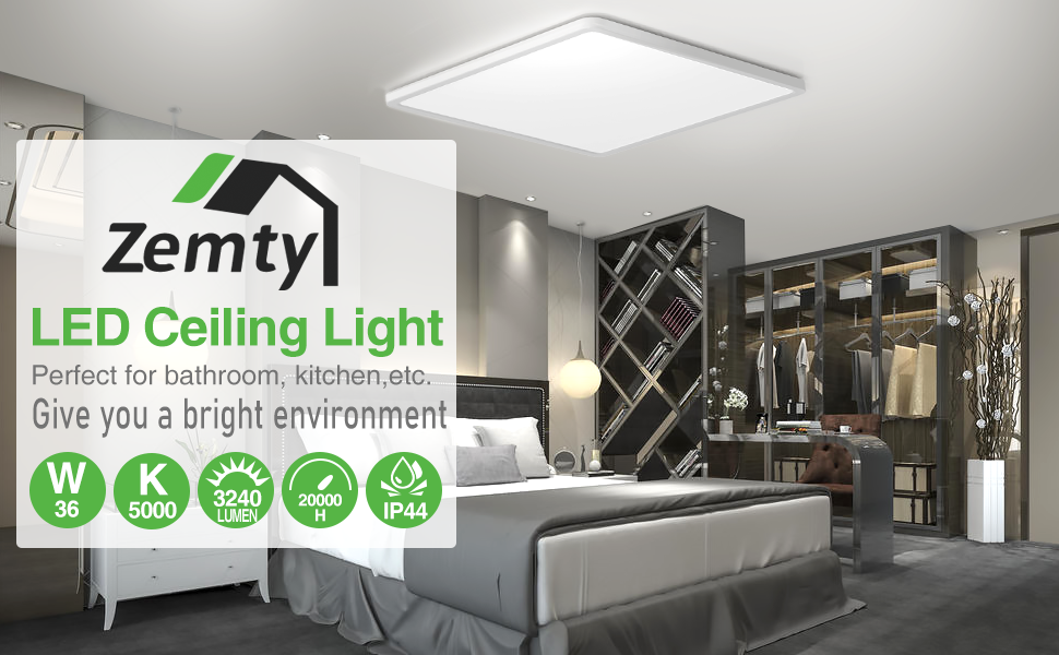 led white ceiling lights