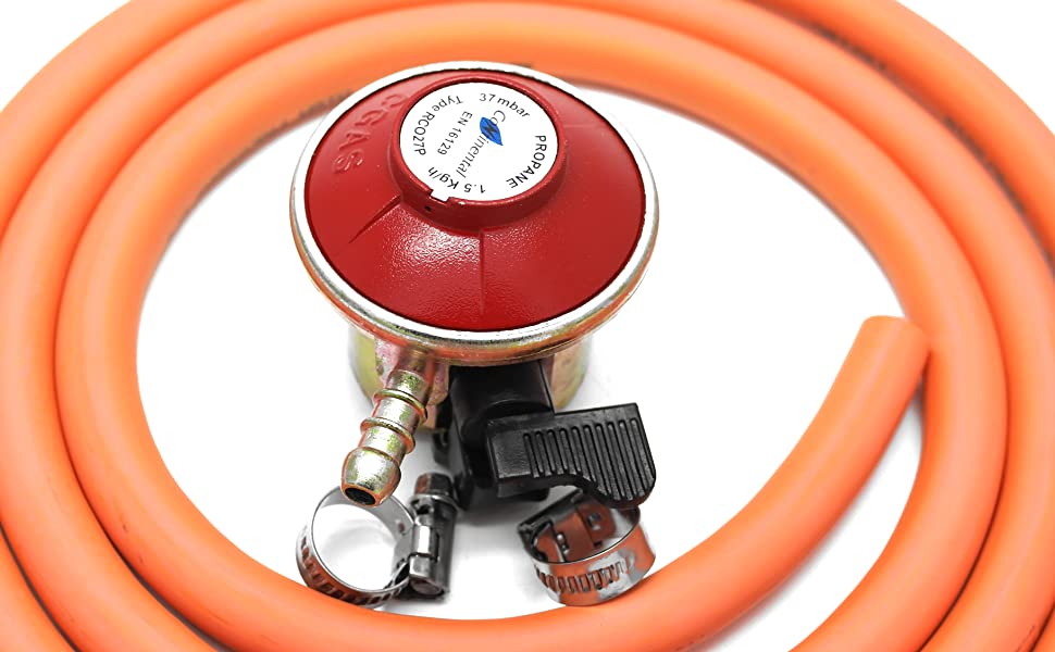 2m Patio Gas Regulator & Hose