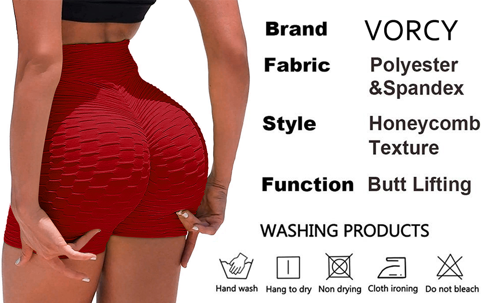 Women's High Waisted Tiktok Shorts Butt Lifting Booty Soft Shorts