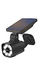 Camera shape solar light simulation camera security light