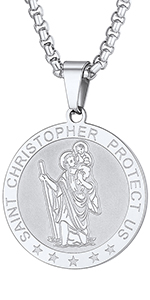 St Christopher Pendant for Men