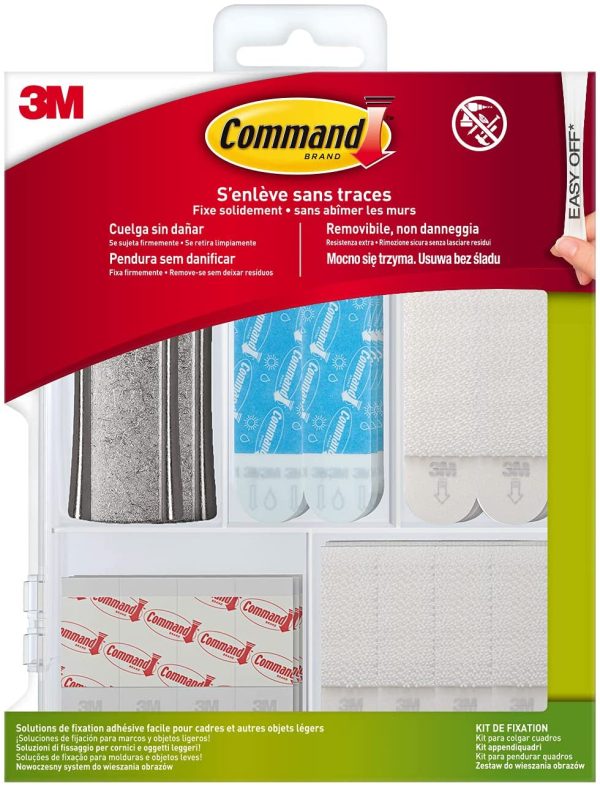 Command Picture Hanging Kit, Multi-Colour, 2.54 x 15.24 x 20.32 cm - Image 2