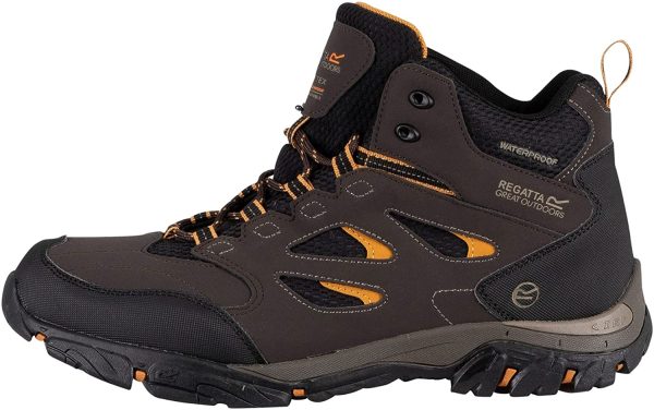 Regatta Mens Holcombe IEP Mid Rise Walking Hiking Boots - Image 2