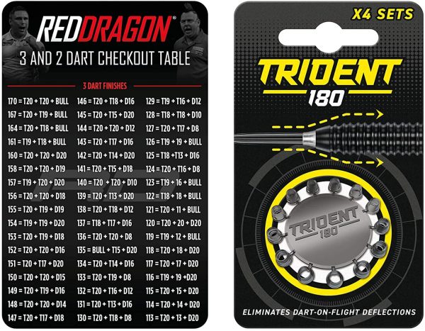 RED DRAGON 200 Piece Darts Custom Fit Pack Set, Includes Flights, Shafts and Accessories - Image 7