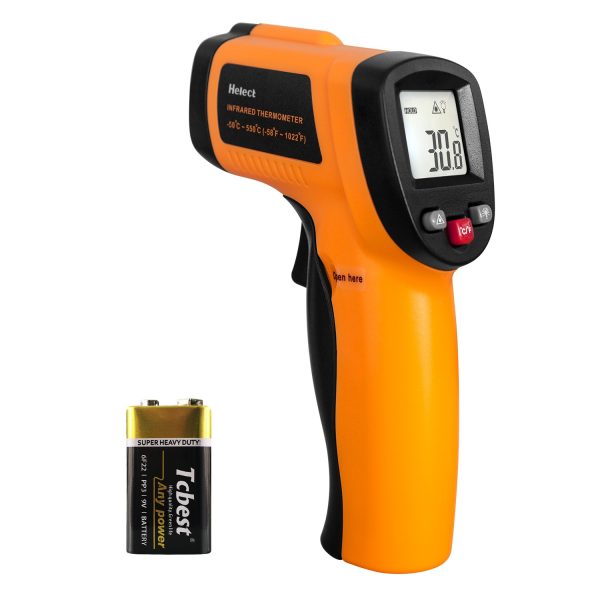 Helect (NOT for Human) Infrared Thermometer, Non-Contact Digital Laser Temperature Gun -58??F to 1022??F (-50??C to 550??C) with LCD Display - Image 7