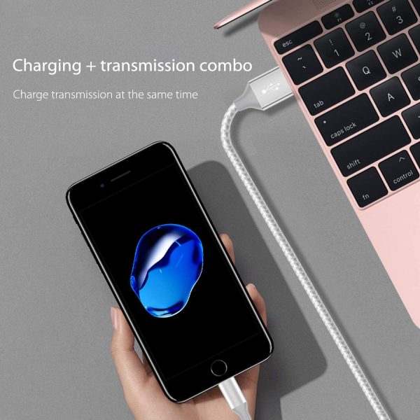 iPhone Charger Cable Lightning Cable 3Pack 3FT/1M Fast Charging & Sync Wire Compatible with iPhone XS/XR/X/8/7/6/5, iPad Pro/Air/mini and More - Image 5