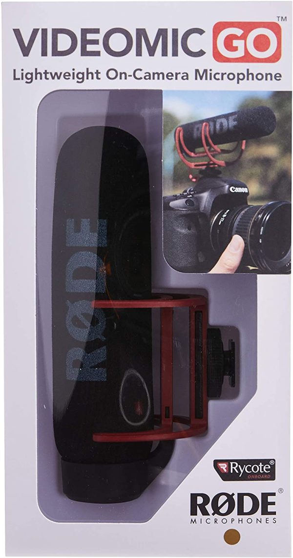 R?DE VideoMic GO Lightweight On-camera Shotgun Microphone for Filmmaking, Content Creation and Location Recording