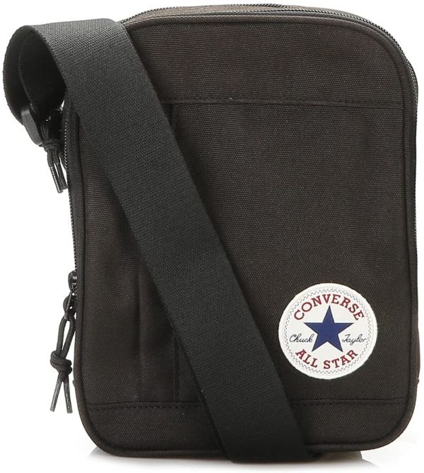 CONVERSE CROSS BODY UNISEX BLACK SHOULDER BAG 10003338A01001 - Image 2