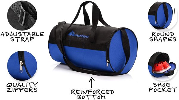 meteor Sports Bag Children 25 L Round Bag Gym Bag Men's Swimming Bag Travel Bag Holiday Bag Small Fitness Bag Women's Strap Bag Children's Bags School Bags Gym Bag Boys - Image 4