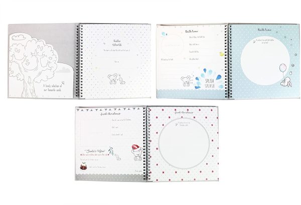 Baby Milestone Journal Keepsake Book Memory Book Toddler Newborn Shower Christening Gift Diary