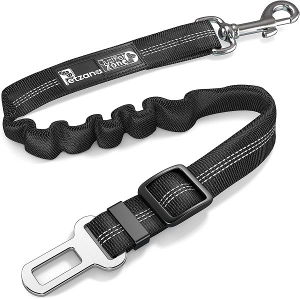 Seat Belt for dogs with Anti shock Bungee Buffer One of Important Car Travel Accessories for Dogs Adjustible, Elastic - Image 3