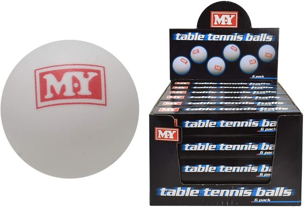 M.Y Table Tennis Balls | Box of 6 Table Tennis Balls - Image 3