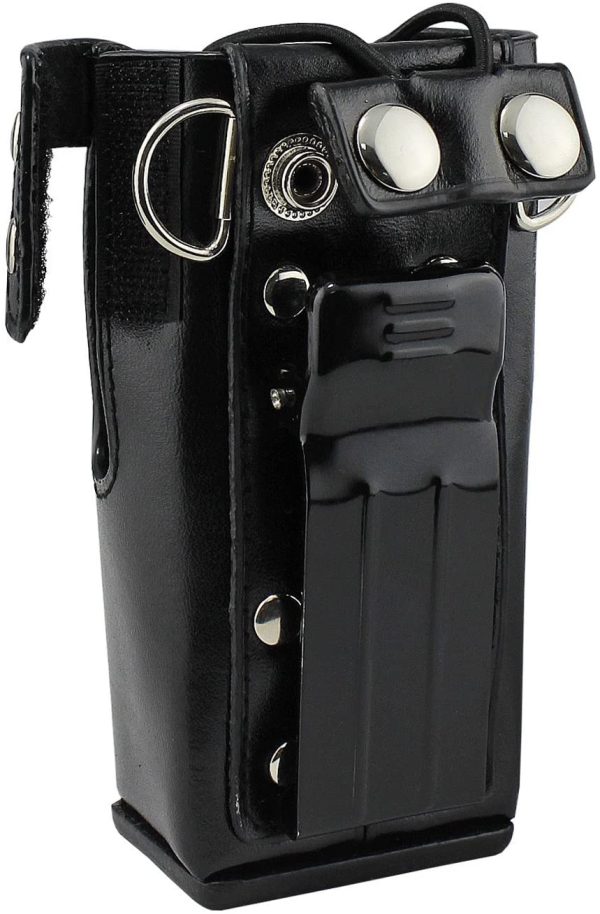 KEESIN PU Leather Walkie talkie Carrying Case Motorola Carrying Case Holder Holster 2-Way Radio Holster (Type E) - Image 2