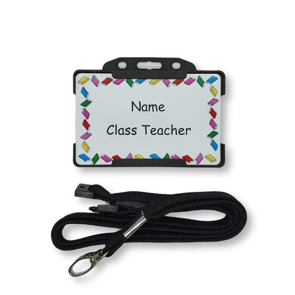 Personalised Children's Novelty ID Card & Lanyard - Teacher Role play - Schools - Pretend Play - Imaginary Play