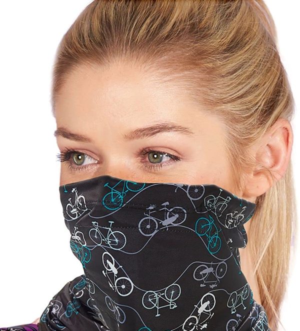 Eco Chic Reusable Snood Face Covers | Bandana Neck Headwear for Cold Weather | Includes Pocket for Optional Filters - Image 3