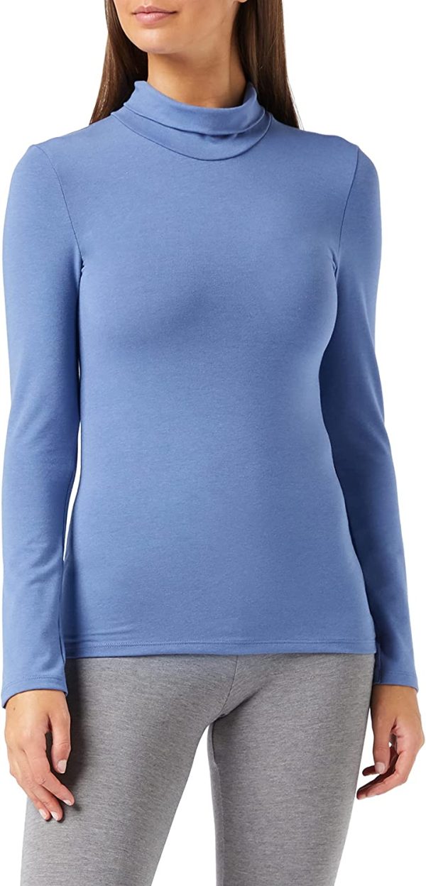 Iris & Lilly Women's Heatgen Long Neck Thermal Top - Image 2