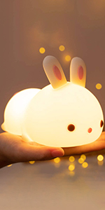 cute night light bunny night light kawaii night light room decor bunny light bunny lamp bunny gifts