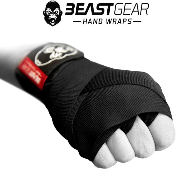 Beast Gear Advanced Boxing Hand Wraps ?C For Combat Sports, MMA and Martial Arts - 4.5 Meter Elasticated Bandages - Image 9