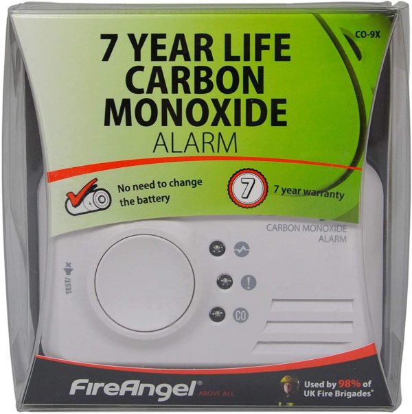 Fireangel CO-9D Digital Sealed for Life Carbon Monoxide Alarm, White & CO-9X Carbon Monoxide Alarm - Image 5