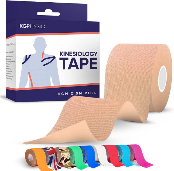 Kinesiology Tape 5m Roll - Sports K Tape For Knee/Muscle Support - Adhesive Uncut Sports & Physio Tape To Improve Blood Circulation, Swelling, Pain-Relief - Image 6