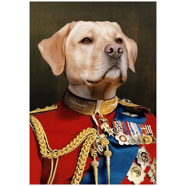 Pet Portrait Royal Dog Portrait from Photo - Renaissance style Customised Pet Canvases for Pet Lover Gift (Canvas 8" x 10") - Image 8