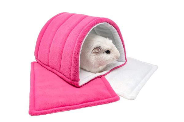 Guinea Pig and small animal fleece tunnel with two WATERPROOF pads made by ATALAS - Image 3