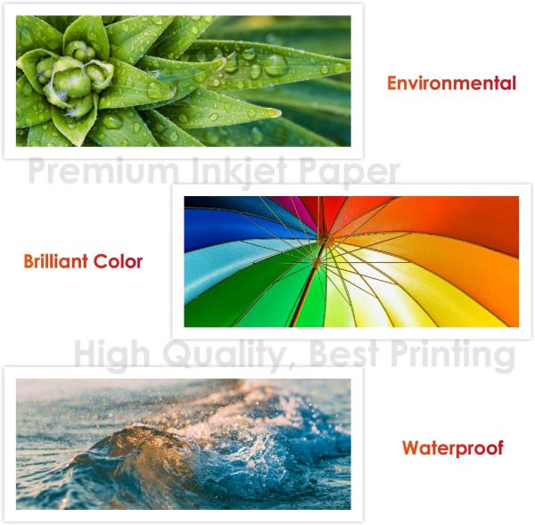 Inkjet Photo Paper A4 Glossy 100 Sheets 200 GSM for Canon Hp Epson Inkjet Printer - Image 4