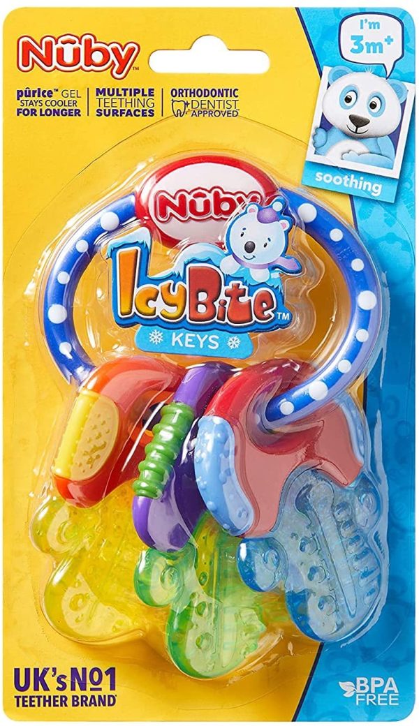 Nûby Icy Bite Keys Soothing Teether 3m+ - Image 7