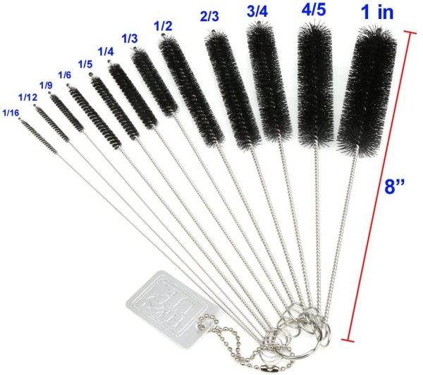 H&S Kettle Spout Brush Pipe Cleaners Teapot Nozzle Brush Set Bottle Tube Brush Glasses Straw Cleaning Brush - Image 7