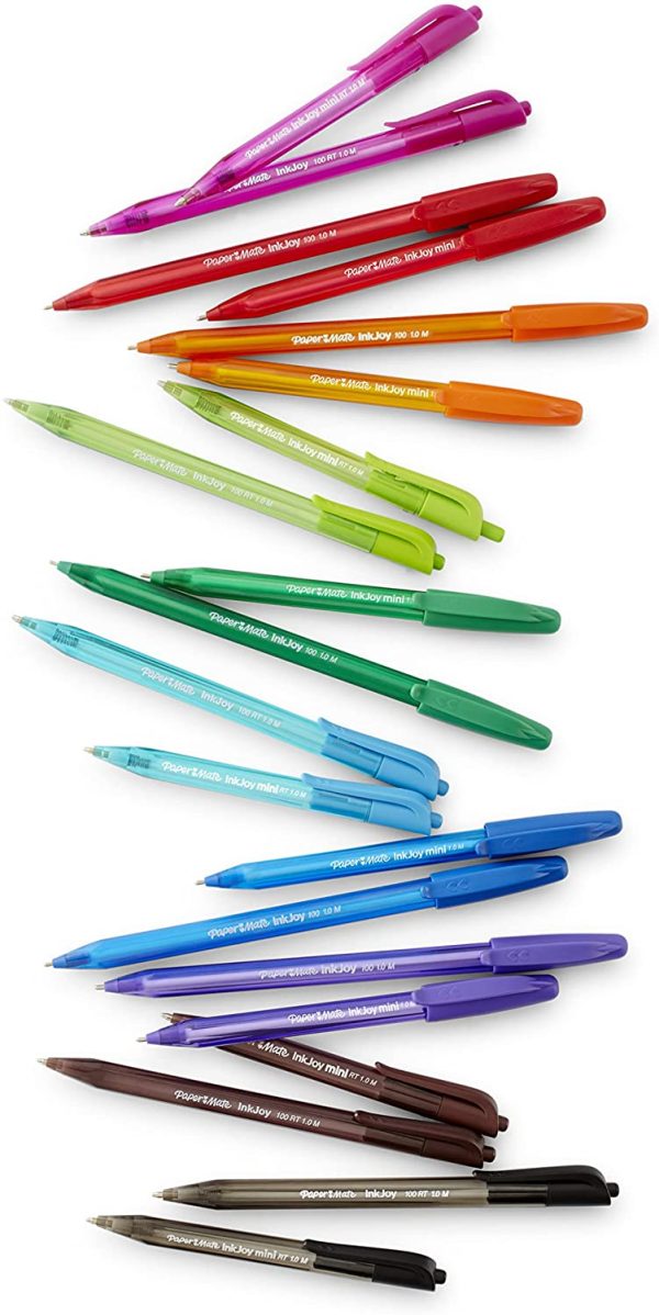 Paper Mate InkJoy 100ST Ballpoint Pens | Medium Point (1.0mm) | Classic Colours | 4 Count - Image 3