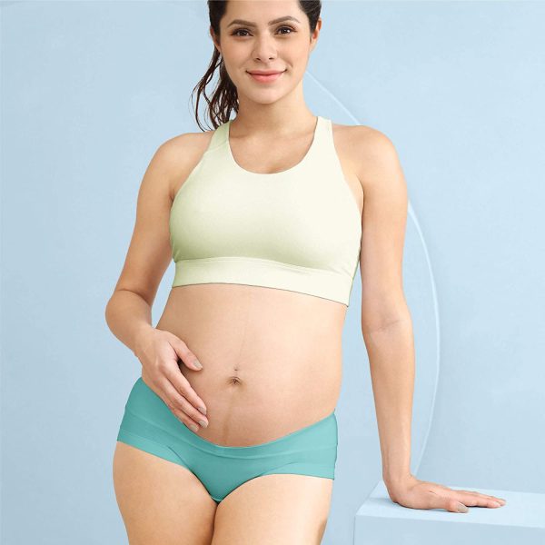 Intimate Portal Maternity Knickers | Pregnancy Pants Postpartum Underwear | Under Bump Cotton Cradle Briefs - Image 2