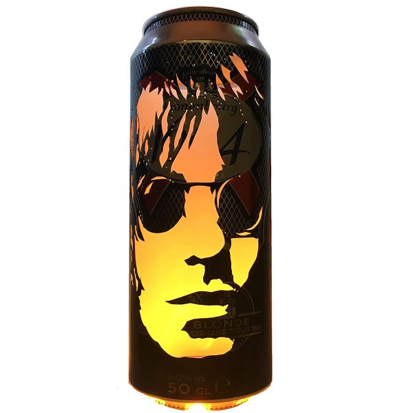 Liam Gallagher Beer Can Lantern! Oasis, As You Were, Pop Art Portrait Candle Lamp - Unique Gift! - Image 2