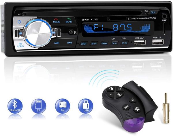 Car Radio Bluetooth Hands-Free, CENXINY 1 DIN Car Stereos with USB and CAR MP3 Player, 4x65W FM Radio, Support IOS and Android Phone (NO CD) - Image 4