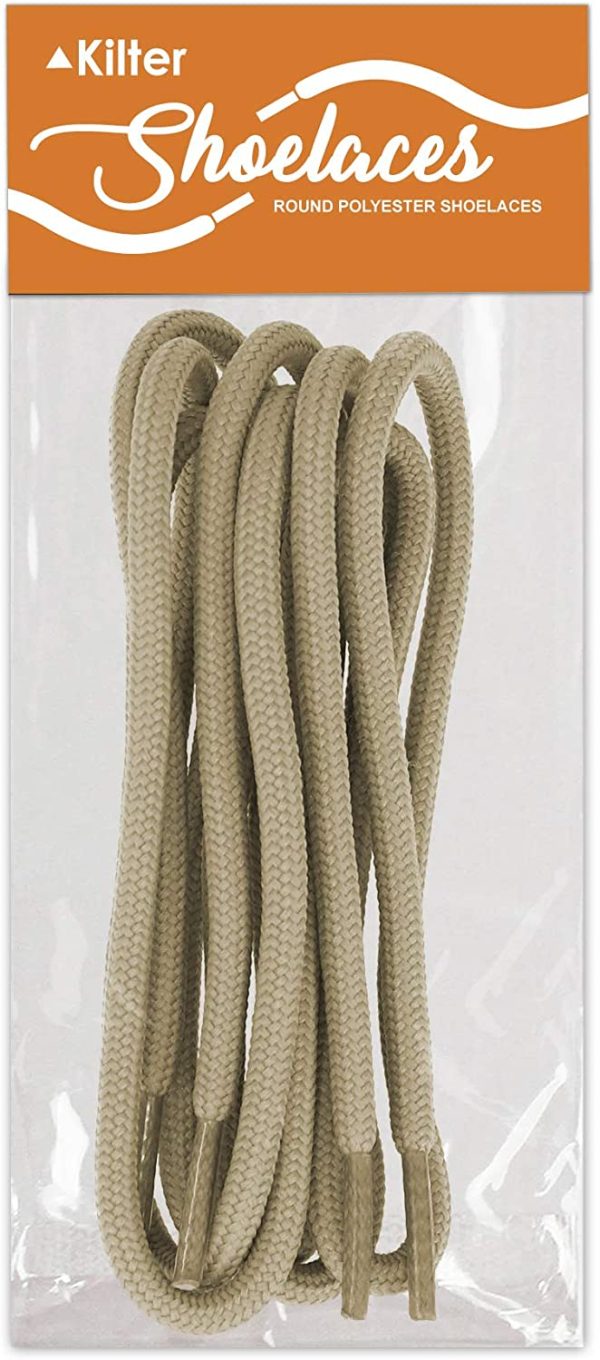 Kilter Strong Round Shoelaces for Trainers, Shoes and Hiking Boots - Image 2