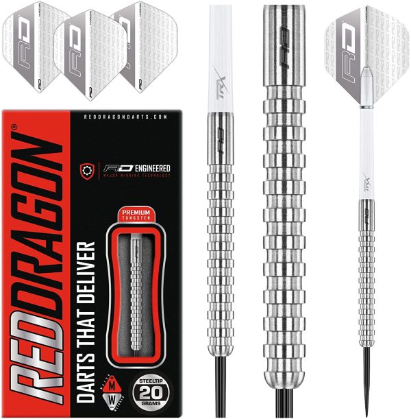 RED DRAGON Javelin Series: , 22g, 24g Tungsten Darts Set with Flights and Stems - Image 5