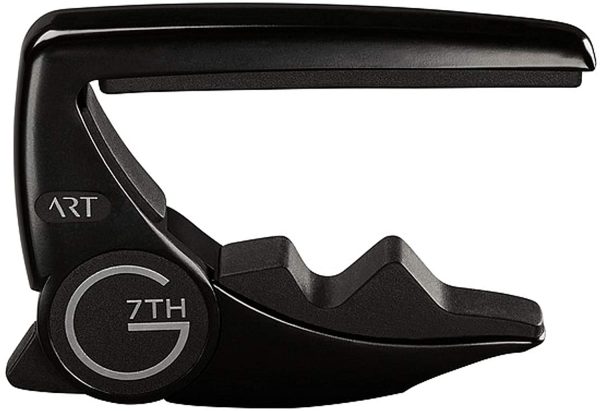 G7th C81020 Performance 3 Capo with ART (Steel String Satin Black), 63g/2.2oz. Low profile and non-intrusive & GHS Fast Fret Guitar String Cleaner and Lubricant - Image 5