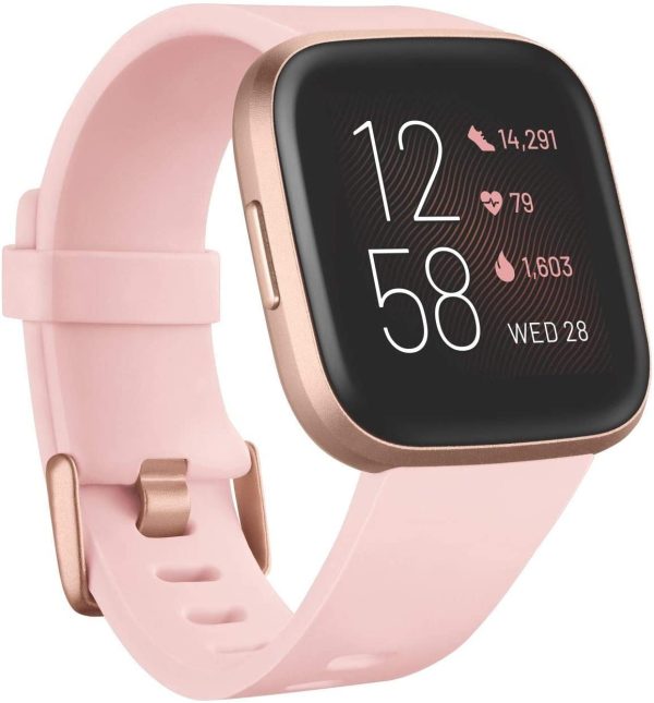 Fitbit Versa 2 Health & Fitness Smartwatch with Voice Control, Sleep Score & Music - Image 3