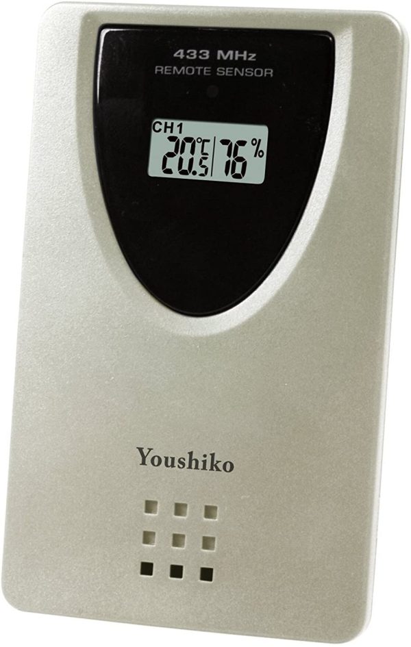 Youshiko Wireless Weather Station with Radio Controlled Clock (2022 UK Version), Indoor Outdoor Temperature Thermometer, Humidity, Date & Frost Alarm, Maximum & Minimum with 24 Hour Auto Reset - Image 3