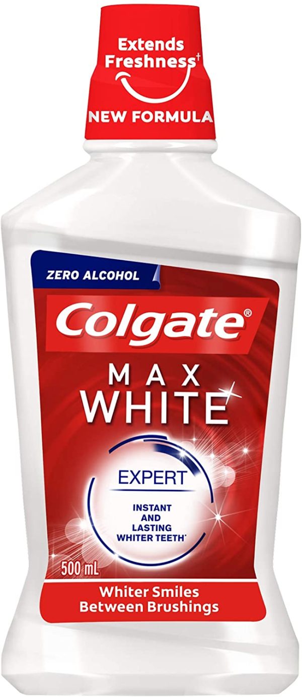 Colgate Max White Expert Whitening Mouthwash 1x500ml - Image 5