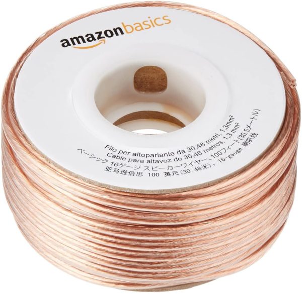 Amazon Basics 16-Gauge Speaker Wire 1.3 mm² - 30.48 m (100 feet) - Image 3